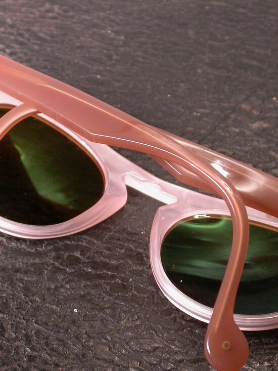 Authentic Anne et Valentin Horizon Amber Clear Eyeglasses Made in France RX main image 3